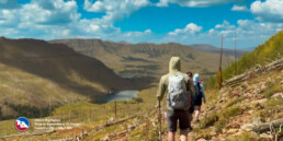 Big Agnes backpack in the mountains of Colorado